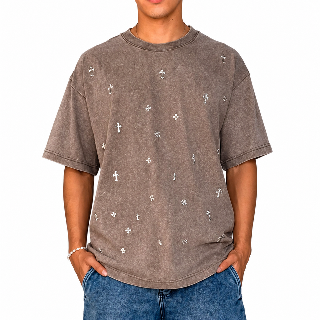 Camiseta Oversize Cruces